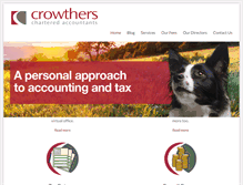 Tablet Screenshot of crowther.co.uk